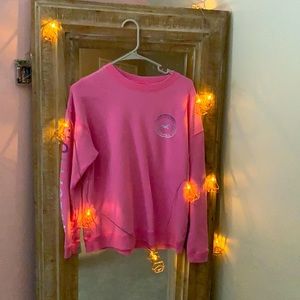 This is a pink XS hollister crewneck